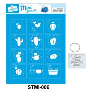 Stencil Litoarte reutilizable 17 x 23 cms STMI-006