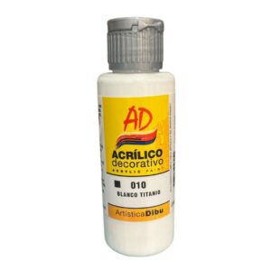 Pintura decorativa Artistica Dibu 010 blanco titanio 60ml