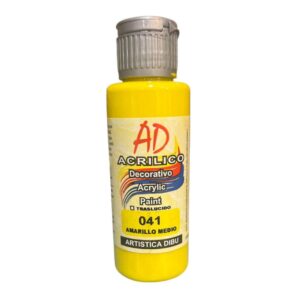 Pintura decorativa Artistica Dibu 041 amarillo medio 60ml