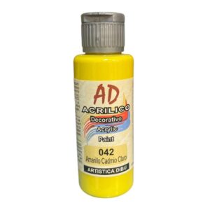 Pintura decorativa Artistica Dibu 042 amarillo cadmio claro 60ml