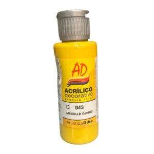 Pintura decorativa Artistica Dibu 043 amarillo cadmio 60ml