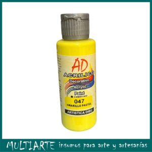 Pintura decorativa Artistica Dibu 047 amarillo pastel 60ml