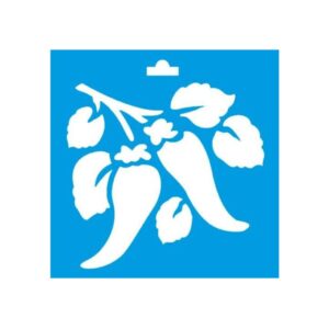 Stencil Litoarte reutilizable 10 x 10 cms STX-052 Aji