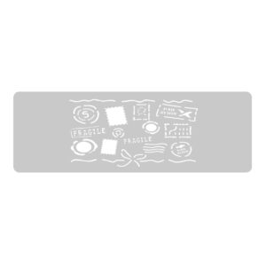 Stencil EQarte reutilizable 13,5 x 30cms 058 Sellos