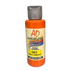 Pintura decorativa Artistica Dibu 062 naranja permanente 60ml