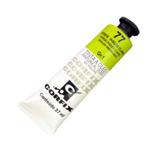 Pintura al óleo Nro 077 Verde Ingles Claro 37ml CORFIX