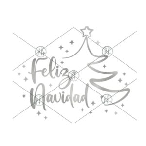 Lámina Folex transfer Metal Estampa Felicce Mini- 008 Plateado