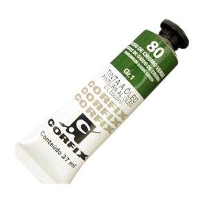 Pintura al óleo Nro 080 Verde óxido de Cromo 37ml CORFIX