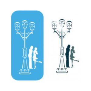 Stencil EQarte reutilizable 13,5 x 30cms 083 Farol