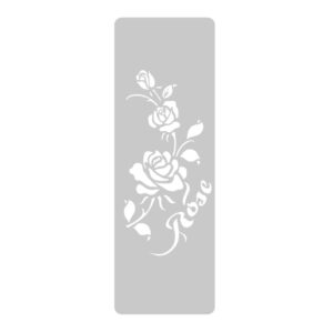 Stencil EQarte reutilizable 13,5 x 30cms 085 Rosa