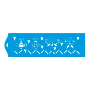 Stencil Litoarte reutilizable 8,5 x 28,5 cms STE-087