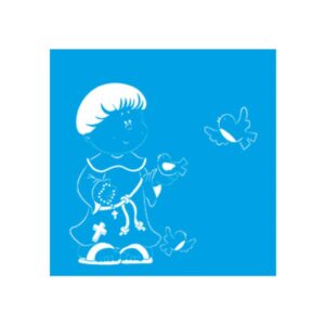 Stencil Litoarte reutilizable 10 x 10 cms STX-087 Comunion