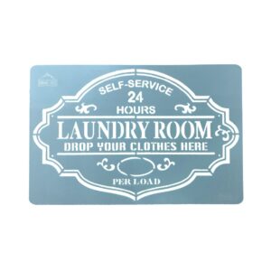 Stencil Strong 20 x 30cms 088 Laundry Room