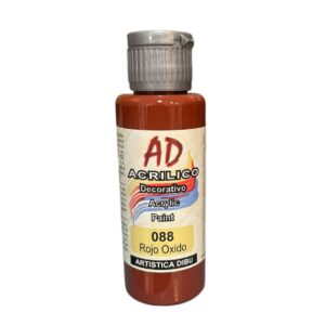 Pintura decorativa Artistica Dibu 088 rojo oxido 60ml