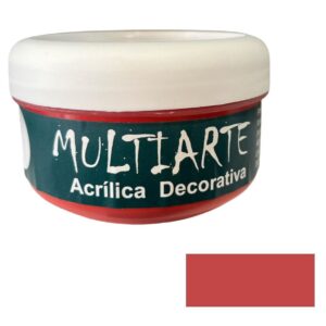 Pintura decorativa MultiArte 200ml Rojo Escarlata