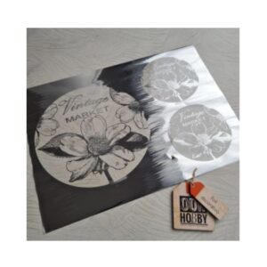 Papel Foil estampado 2 hojas A4 modelo 094