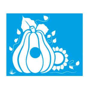 Stencil Litoarte reutilizable 17 x 21 cms STM-095 Zapallo