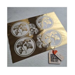 Papel Foil estampado 2 hojas A4 modelo 097