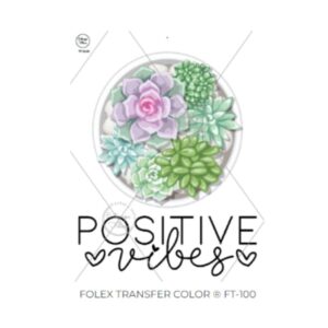 Transfer color - 20x25cms Estampa Felicce 100