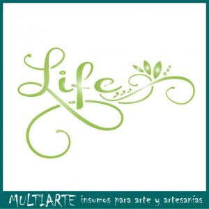 Stencil Litoarte reutilizable 17 x 21 cms STM-462