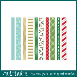 Pack de cintas Washi Box Chrismas 663086