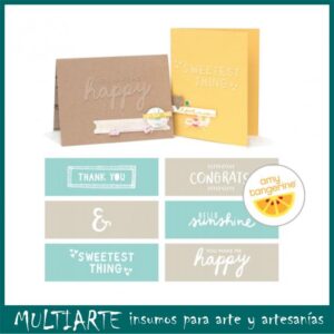 Placa de Embossing - Amy Tangerine Rise & Shine We R 662599