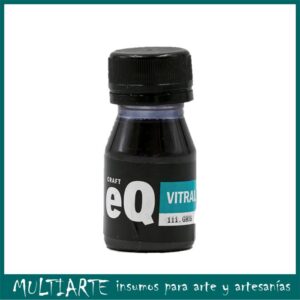 Laca Vitral al Agua EQArte 37ml 111 Gris
