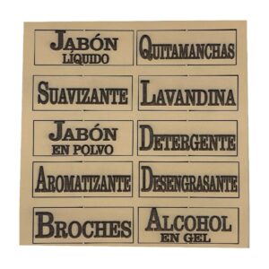 Sello bajo relieve 15x15cms Palabras 1055