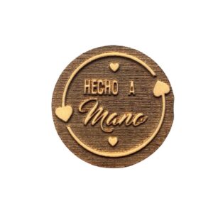 Sello 6x6cms Hecho a mano 1173