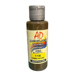 Pintura decorativa Artistica Dibu 118 sombra natural 60ml