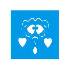 Stencil Litoarte reutilizable 10 x 10 cms STX-121 Carita