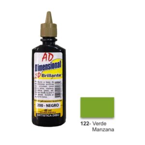 Pintura dimensional AD 40ml 122-verde manzana