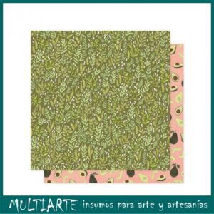 Papel para scrapbook doble faz One Canoe Two - Saturday Afternoon 351118