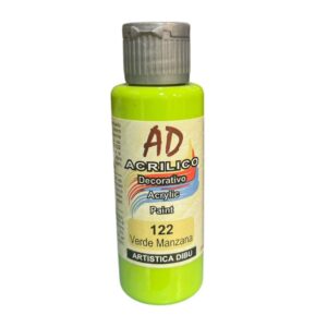 Pintura decorativa Artistica Dibu 122 verde manzana 50ml