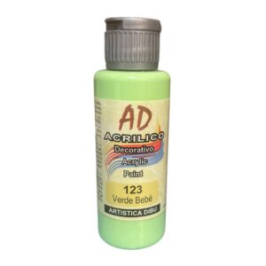 Pintura decorativa Artistica Dibu 123 verde bebe 60ml