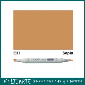 Marcador Copic Ciao E37 Sepia