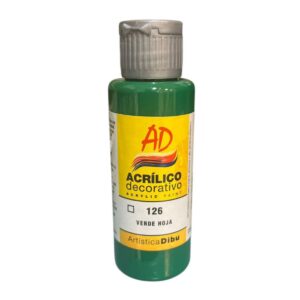 Pintura decorativa Artistica Dibu 126 verde hoja 60ml