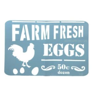 Stencil Strong 20 x 30cms 127 Eggs