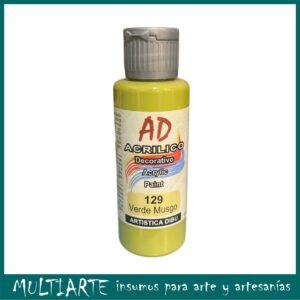 Pintura decorativa Artistica Dibu 129 verde musgo 60ml