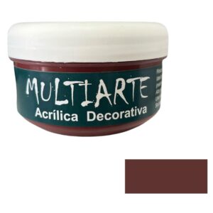Pintura decorativa MultiArte 200ml Rojo Oxido