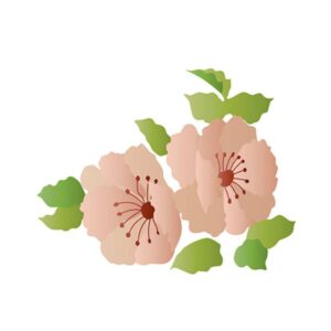 Stencil Litoarte reutilizable 21 x 34 cms ST-133 Flores Superposicion