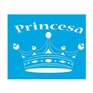Stencil Litoarte reutilizable 17 x 21 cms STM-134 Corona Princesa