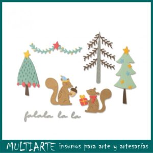 Cortante Thinlits Sizzix - Festive Tails 10 piezas 664451
