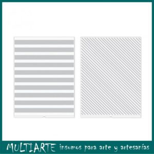 Placa de Embossing - Stripes We R 661195
