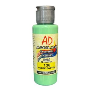 Pintura decorativa Artistica Dibu 136 verde pastel 50ml