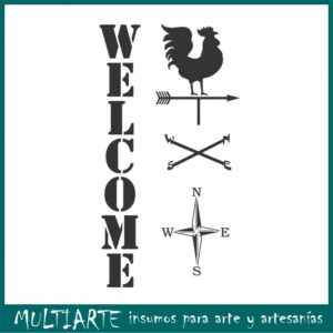 Stencil Multiarte 21.5 x 35cms 023