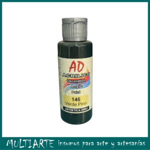 Pintura decorativa Artistica Dibu 146 verde pino 50ml