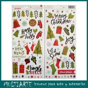 Adhesivos decorativos Navidad 71881