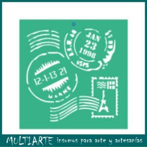 Stencil 25 x 25cms MCL - 4268