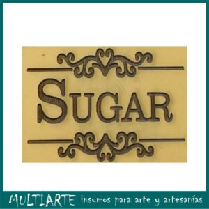 Sello bajo relieve 5x7cms Sugar 818